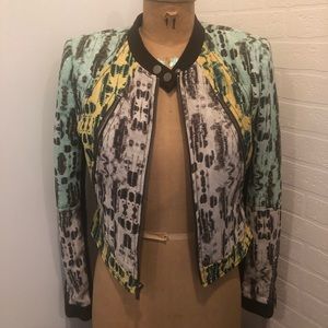 BCBGMaxAzria Multicolor Utility Jacket